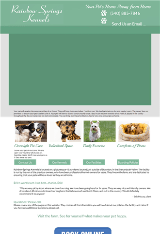 spring valley farm dog care